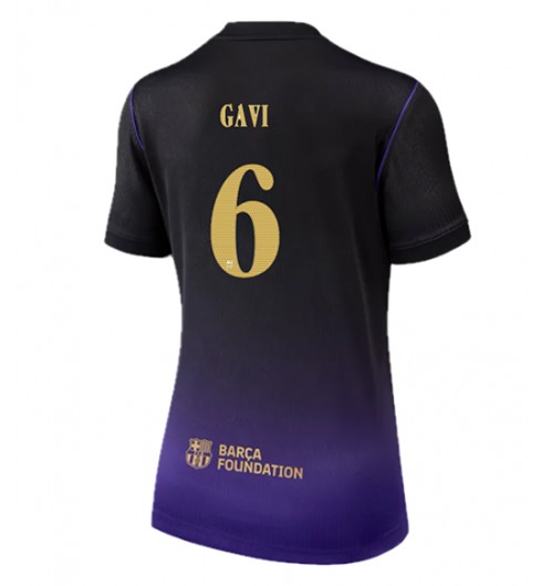 Barcelona Paez Gavi #6 Venkovní Dres pro Dámské 2026-27 Krátký Rukáv Barcelona Paez Gavi #6 Venkovní Dres pro Dámské 2026-27 Krátký Rukáv